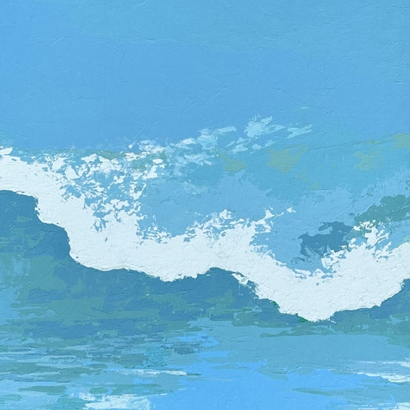 Nantucket Wave Painting by Paul Madden