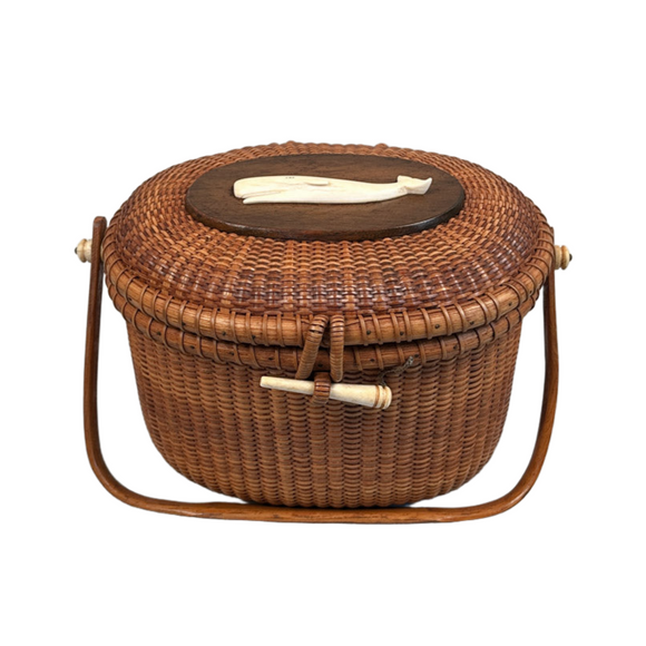 Vintage Nantucket Basket Purse by Paul Whitten