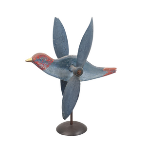 Antique Bluebird Whirligig