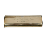 Antique Brass Tobacco Box from New Bedford