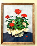 Geranium Painting by Andrew Shunney