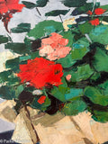 Geranium Painting by Andrew Shunney