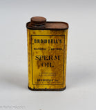 Antique Can of Sperm Whale Oil