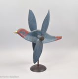 Antique Bluebird Whirligig