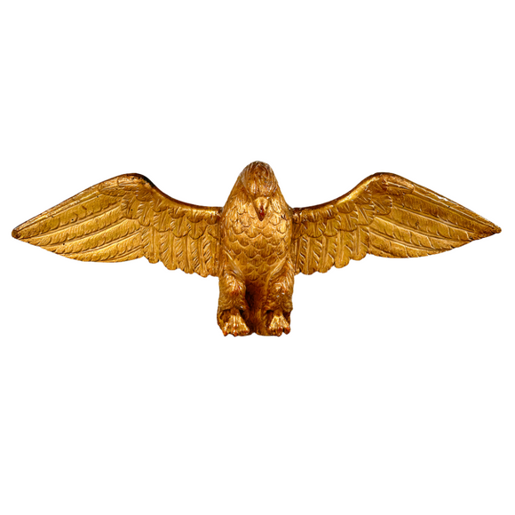 Antique Carved & Gilt Eagle