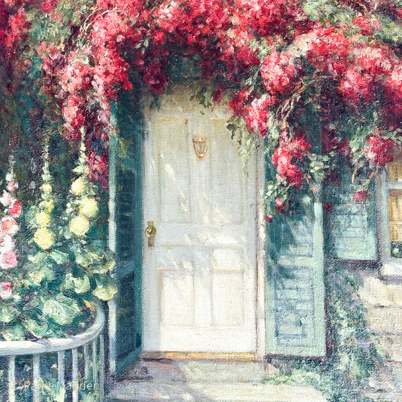 Nantucket Doorway Painting by Volney Allan Richardson