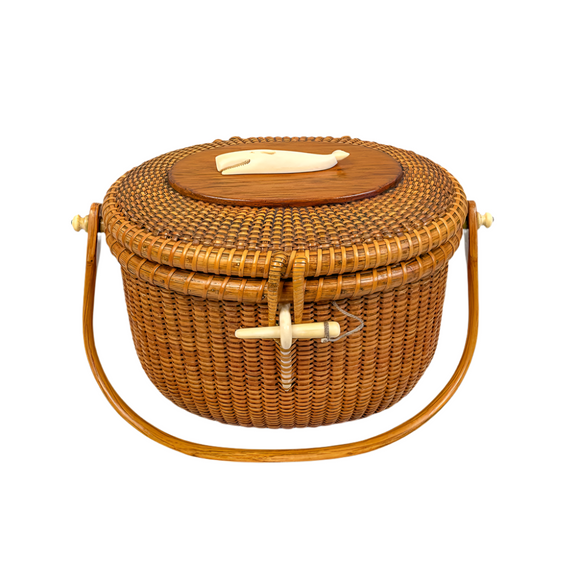 Vintage Nantucket Basket Purse by Stephen Gibbs