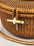 Vintage Nantucket Basket Purse by Stephen Gibbs