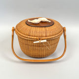 Vintage Nantucket Basket Purse by Whaler's Craft 1967