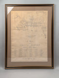 Rare 18th C. Newport Map