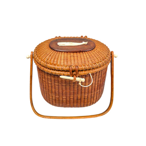 Vintage Nantucket Basket Purse by Sherwin Boyer