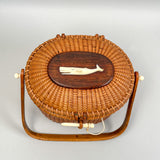 Vintage Nantucket Basket Purse by Sherwin Boyer