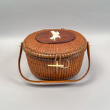 Vintage Nantucket basket purse by José Formoso Reyes