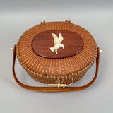 Vintage Nantucket basket purse by José Formoso Reyes