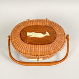 Vintage Whaler's Craft Nantucket Basket Purse