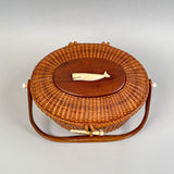 Vintage Nantucket Basket Purse by José Formoso Reyes