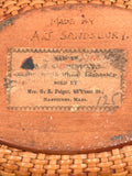 Antique Nantucket Lightship Basket by A.J. Sandsbury