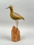 Greater Yellowlegs Bird Carving by Pat Gardner