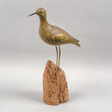 Greater Yellowlegs Bird Carving by Pat Gardner