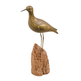 Greater Yellowlegs Bird Carving by Pat Gardner