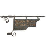 Woods Hole Golf Club Antique Sign from Cape Cod