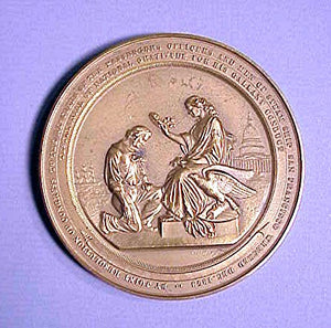 19th C. medal Steam Ship San Francisco.