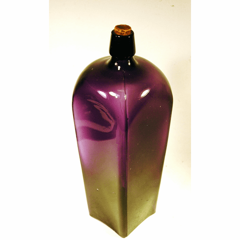 Antique blown glass PURPLE liquor bottle