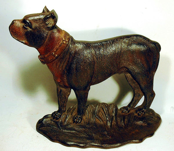 Antique Bradley and Hubbard BULLDOG doorstop Paul Madden Antiques