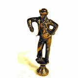 Choice antique brass pipe tamper