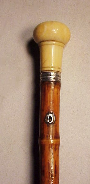 Very fine antique SWORD CANE with ivory knob